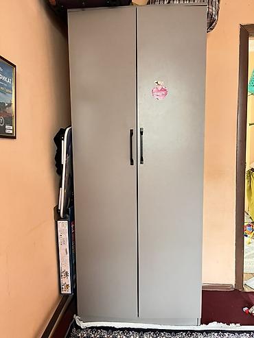 standing mirror: Шифоньер, шкаф для одежды, Б/у, Прямой, ЛДСП — 1