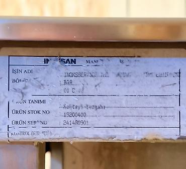 Оборудование для ресторанов, кафе: İnoksan Bar Kokteyl Dəzgahı / Buz Vanası (İnox) Türkiyə istehsalı — 6