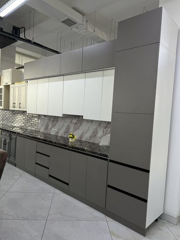 типовые размеры кухонной мебели: Ашкана үчүн шкаф, Жаңы, Полго орнотулма, Жуугучу менен, МДФ, Бөлүп төлөө менен