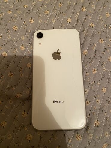 камера видеонаблюдения через телефон: IPhone Xr, Жаңы, 64 ГБ, Ак, Заряддоочу түзүлүш, Коргоочу айнек, Каптама, 100 %