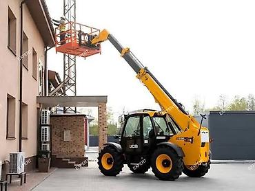 panorama maşın: JCB teleskopik yükləyici – iş platforması ilə Məhsul təsviri: - — 2
