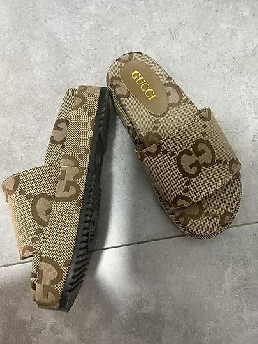 yeezy slide: Босоножки, 37, Gucci, Новый, цвет - Бежевый, Самовывоз — 3