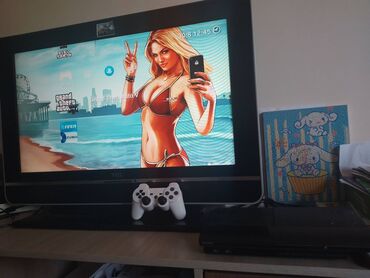 PS5 (Sony PlayStation 5): Playstation 3 super slim 500GB. Ideal vezyetde. Qizmasi donmasi yoxdu