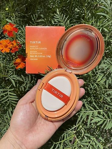 шлем очки: TIRTIR Mask Fit Cushion, оттенок 23N Sand, - Формат: кушон с пуховкой — 2