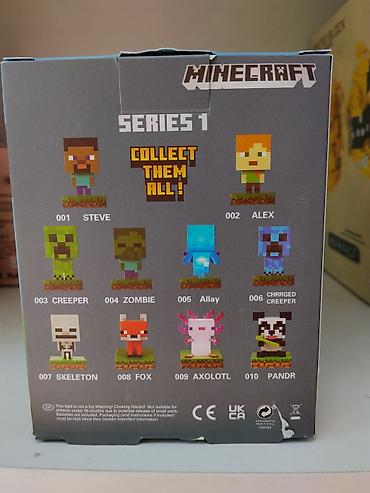 персонаж: Настольная LED‑лампа/светильник Minecraft — Axolotl (Series 1) - — 3