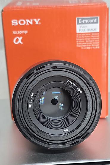sony 2470: Объектив Sony FE 50mm f/1.8 (SEL50F18F) Идеальное состояние, продаю — 2