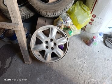 хундай аванте 1: Литые Диски R 15 Subaru, Комплект, отверстий - 5, Б/у
