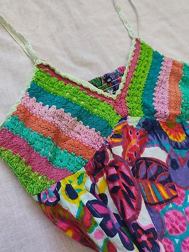 Desigual (2012) colorful floral print mini dress Price:65₼ Size:40 — 5