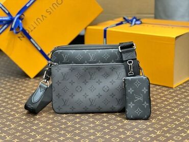 сумки мужские: Мужская барсетка Louis Vuitton люксовая барсетка не отличить от