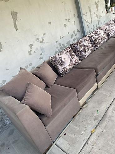 sofa: Модульный диван, Б/у — 2