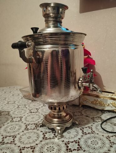 Samovarlar: İşlənmiş Od Samovar, 7 l, Ünvandan götürmə