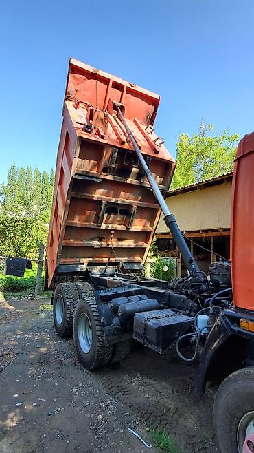 Другой строительный транспорт: КАМАЗ самосвал 65115, 6×4 - Оранжевый самосвал с кузовом увеличенного — 5