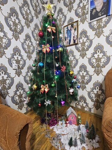 Yeni il ağacları: Süni Yeni il ağacı (Yolka) - Klassik konus formalı, sıx budaqlı — 13