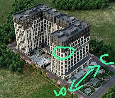 салкын: 3 комнаты, 96 м², АЮ Гранд Элитка, 15 этаж, ПСО (под самоотделку) — 4