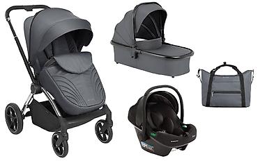 esprit sandale: KIKKA BOO Kolica KARA grey set 3u1 sa tvrdom korpom i auto sedištem — 1