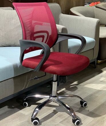 Ofis və oyun kresloları: Yeni, Təkərli, Qolları tənzimlənmir, Parça — 4