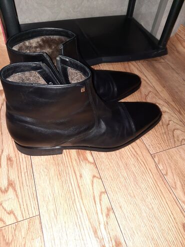 Botinkalar: Məhsul: kişi üçün qışlıq dəri botlar MORESCHI FİRMASI ARJİNAL İTALİYA — 1