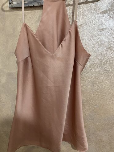 h m sljokicaste haljine: S (EU 36), M (EU 38), Satin, Single-colored, color - Pink