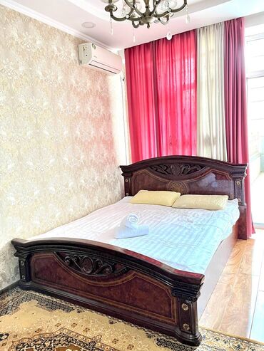 Apartments of Kyrgyzstan( Мусульманская квартира): 3 комнаты, Душевая кабина, Постельное белье, Кондиционер