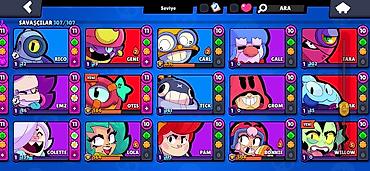 yuk ucun: Brawl Stars oyun hesabı – yüksək səviyyəli, tam dolu kontent - Kupa — 6