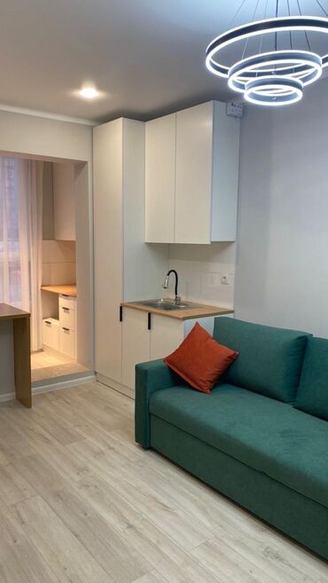 продаю кв кызыл аскер: 1 комната, 27 м², 3 этаж, Дизайнерский ремонт