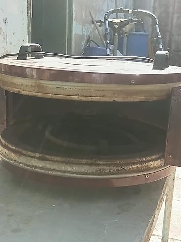 sac peci: Elektrik sac sobası (yuvarlaq), qapaqlı model. - Rəng: tünd qırmızı — 4