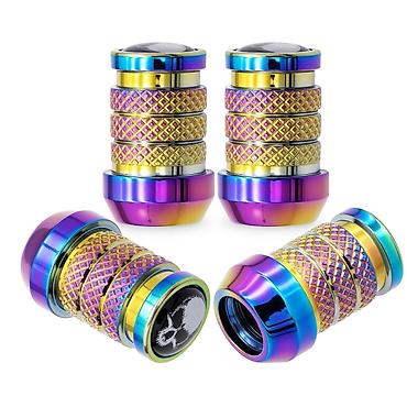 velosiped nömrəsi: Velosiped klapan qapaqları – çoxrəngli (neochrome) metal dizaynlar — 4
