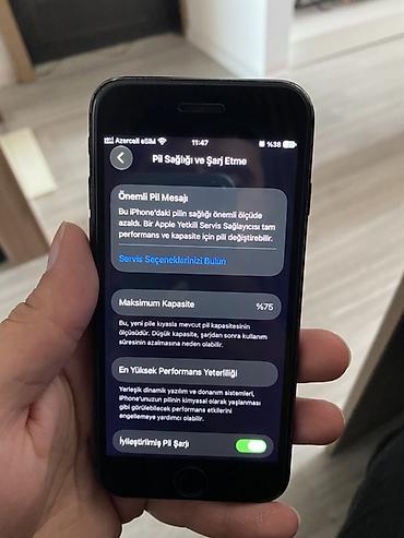 IPhone SE 2020, 64 GB, Qara, Barmaq izi