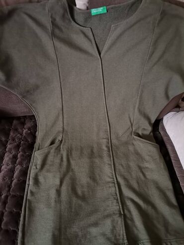 Haljine: Benetton haljinica - tunika maslinasto zelene boje. Univerzalna — 6