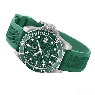 Ručni satovi: Boderry BDA007T SEATURTLE OCEAN - 40mm - Zelena - Titanium — 9