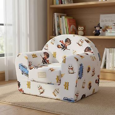 Foteljice: 🌈BAMBI foteljica 🪑Dimenzije:55×45 cm ✨ Sedeći deo: 30×30 cm 🛏️ — 12