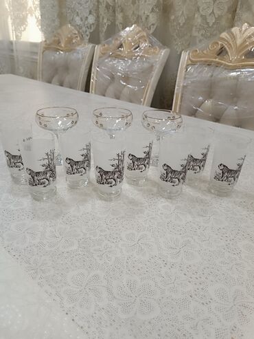 Məişət məhsulları: Stəkanlar, Şüşə, 8 ədədli dəst