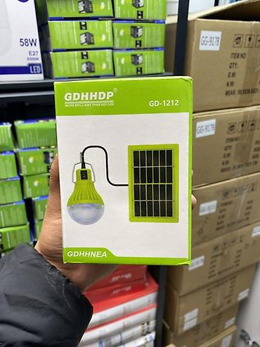 фонарик аккумуляторный: Солнечная лампа GDHHDП GD-1212 с панелью Особенности: - 10 ярких — 1