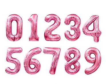 Воздушные шары и принадлежности: Фольгированные шары-цифры для оформления праздника ОПТОМ 50 СОМ В — 6