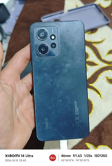 Redmi note 12. 128 память телефон Жакшы иштейт Экраны радной Акча
