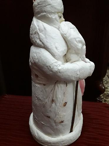 Антиквариат: Советская винтажная новогодняя игрушка Деда Мороза из ваты и — 3