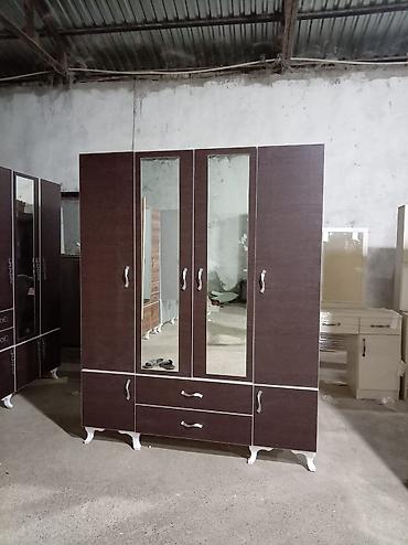 Paltar dolabları, qarderoblar: 4 qapılı geyim dolabı - Ölçü: 1.60 × 47 × 2 m - Material: laminat - — 8