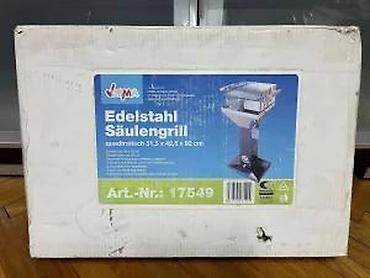 Sve za roštilj: Stojeći roštilj na ćumur od nerđajućeg čelika - Materijal: polirani — 15