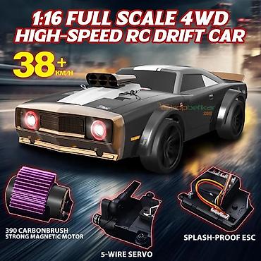 muncuq: 💥SUPER RC Drift Maşın Dəsti. 🏎️Gediş sürrət saatda 70 km. 👍yüksək — 4