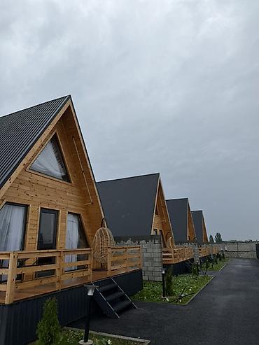 Недвижимость: А-фрейм домик, Кара-Ой (Долинка), 8 мест — 5