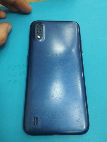Samsung: Samsung Galaxy A01, 64 GB, rəng - Qara, Barmaq izi