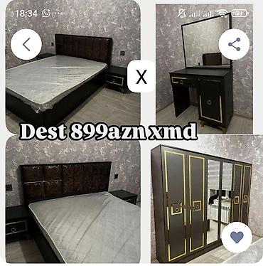 Yataq otağı dəsti – 899 AZN (xmd mətndə göstərilib) Komplektə