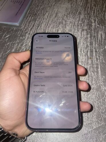 Apple iPhone: IPhone 16, 128 GB, Çəhrayı, Face ID, Simsiz şarj, Sənədlərlə — 5