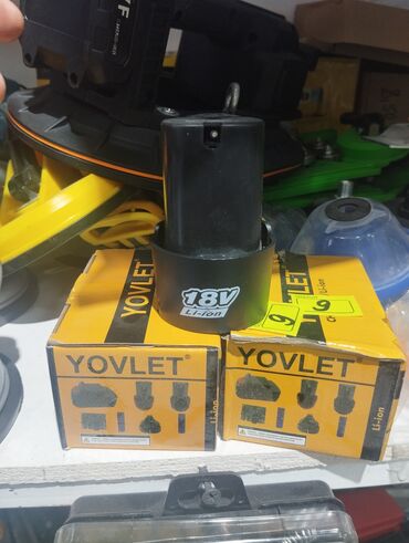 YOVLET markalı 18V Li-ion batareyalı işıqlandırma cihazı. Bu portativ