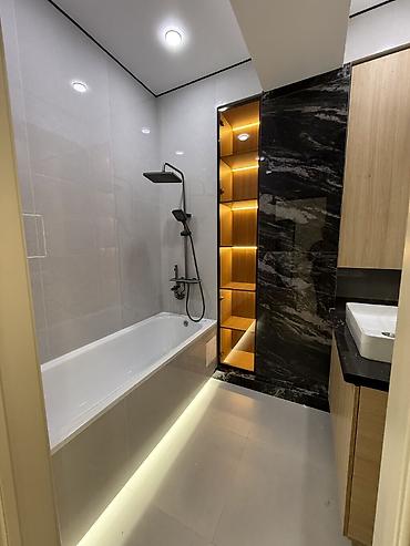 binar: 2 комнаты, 67 м², Тунгуч мкр 11 этаж, Дизайнерский ремонт — 10