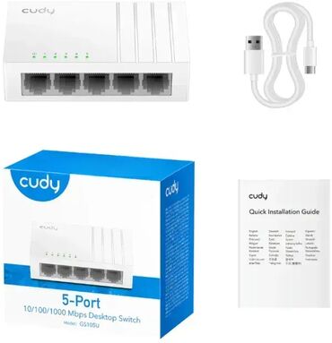multimedija za reno megan 3: Brand: CUDY Model: CUDY Cudy GS105U 5-Port Gigabit Ethernet Switch