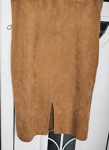 pismo torba mona: Duga bez rukava haljina, veličina L–XL. Model košulja-haljine sa — 4
