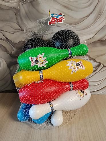 Детский набор для боулинга Toy Toy - Яркий игровой комплект в сетке