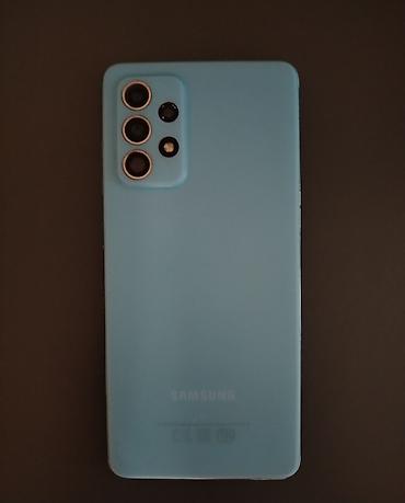 pult samsung: Samsung Galaxy A52, rəng - Mavi, Barmaq izi — 1