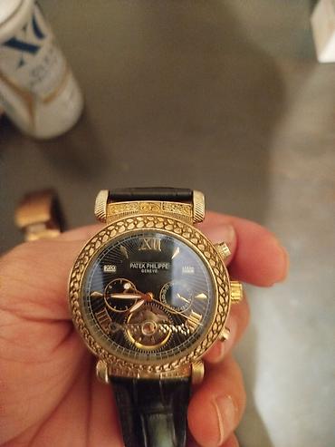 Aksesuarlar: Patek Philippe tərzində mexaniki qol saatı - Korpus: qızılı tonlarda — 1